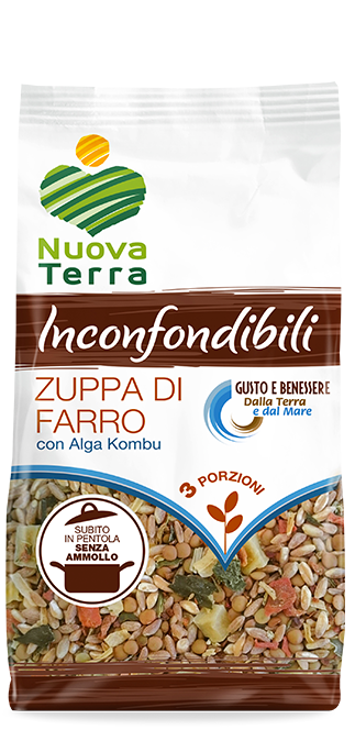 Zuppa di Farro con Alga Kombu Zuppa di Farro con Alga Kombu