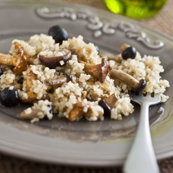 ricetta Grano saraceno con funghi invernali