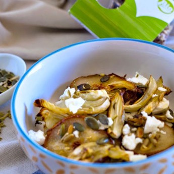 ricetta Quando si smette di essere eterni. insalata tiepida di finocchiella, pere e feta