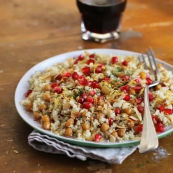 Ricetta Cous Cous Natalizio Con Melagrana