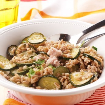 Ricetta Farro Con Zucchine E Tonno