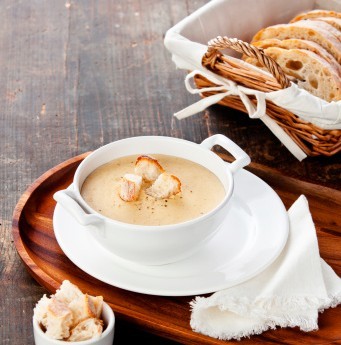 ricetta Fonduta all’amaranto con crostini