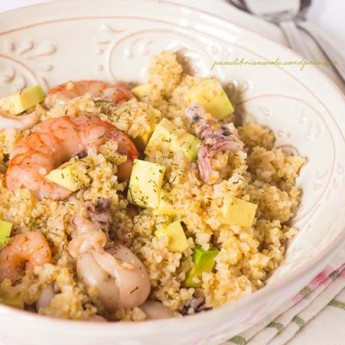 ricetta Insalata di bulghur con avocado e frutti di mare