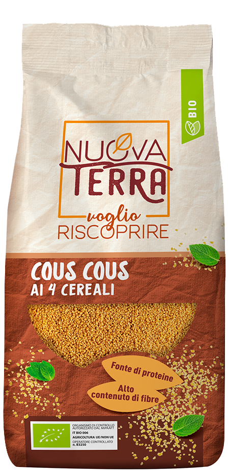 Cous Cous ai 4 Cereali Bio