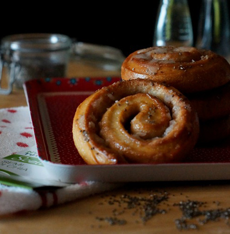 Pumpkin Cinnamon Rolls ai Semi di Chia