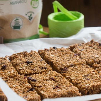 ricetta Barrette di amaranto, avena e frutta disidratata