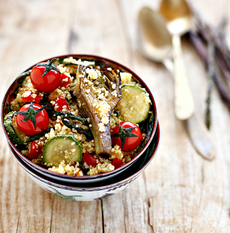 Cous Cous Con Verdure E Asparagi Selvatici