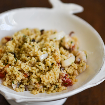 ricetta Cous cous di pesce alla livornese