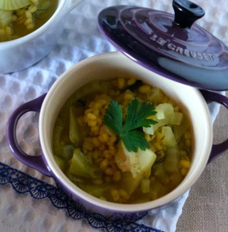 Orzo perlato con finocchi e prezzemolo