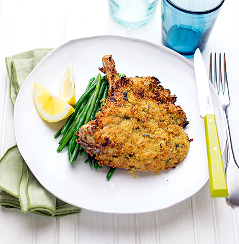 Cotoletta alla milanese al forno senza glutine