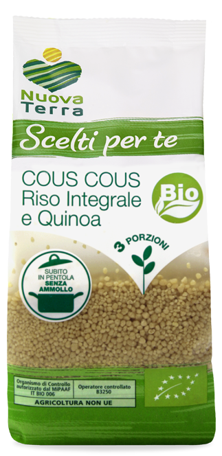 ricette con Cous Cous Riso Integrale e Quinoa bio