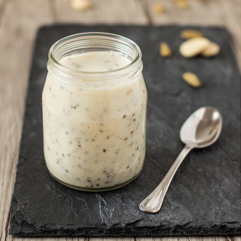 ricetta Budino al cocco e cardamomo con semi di chia