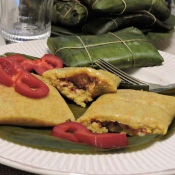 ricetta Hallacas di amaranto e polenta bianca