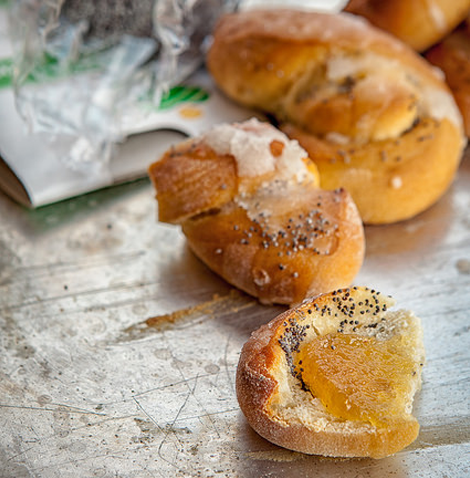 Brioche ai semi di papavero limone e zenzero