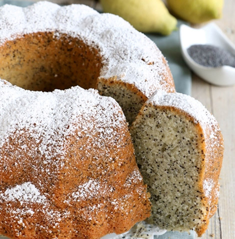 Torta ai Semi di Papavero e Limone