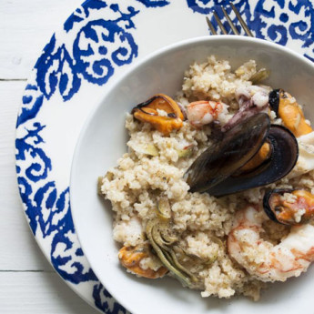 ricetta Bulghur di mare con carciofi