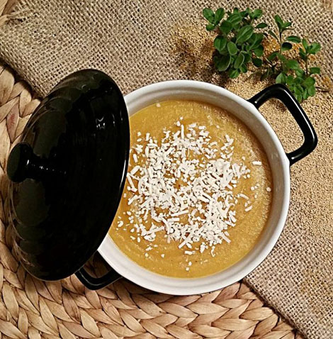 Crema di amaranto e zucca