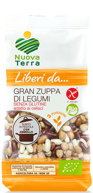 ricette con Gran Zuppa di Legumi Bio Senza Glutine