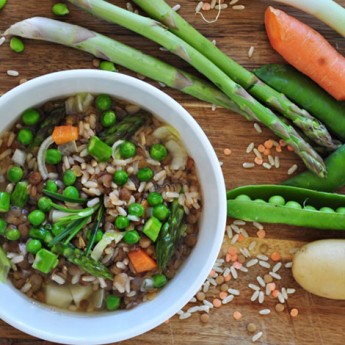 ricetta Zuppa primavera senza glutine