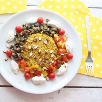 ricetta Cous cous con verdure, ricotta e mandorle