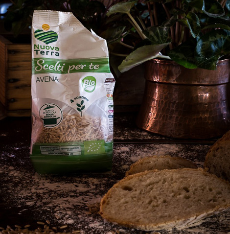 PANE INTEGRALE DI FARINE MISTE CON CHICCHI DI AVENA BIO