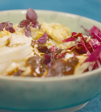 ricetta Buddha bowl con pollo glassato