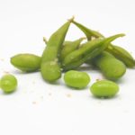 Soia edamame in primo piano